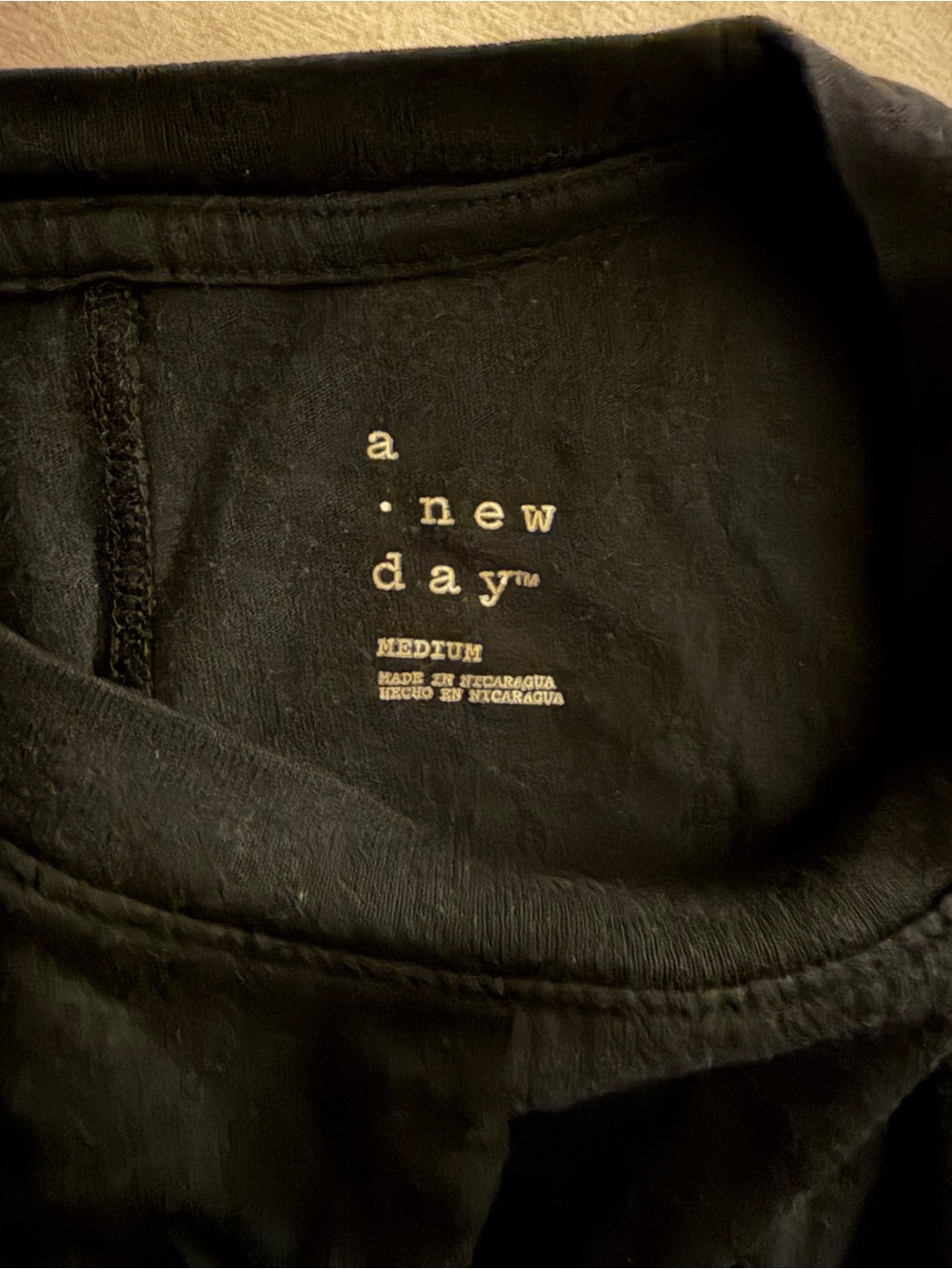 A New Day Boxy Black T-Shirt - Picture 4 of 4
